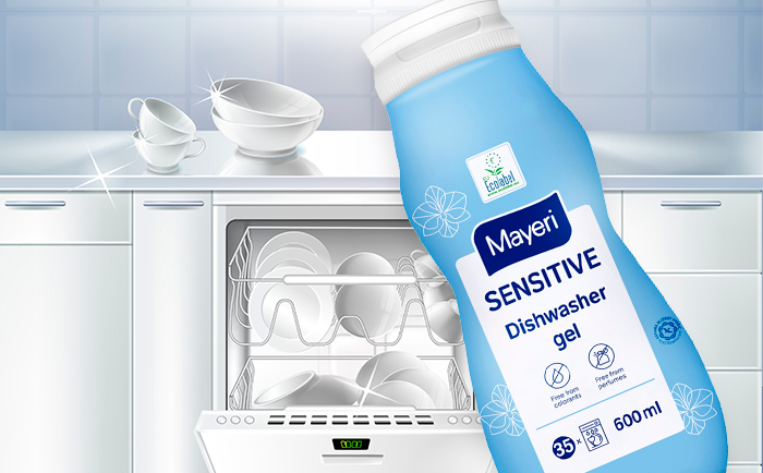 Гель для посудомоечных машин All in One от Sensitive Mayeri