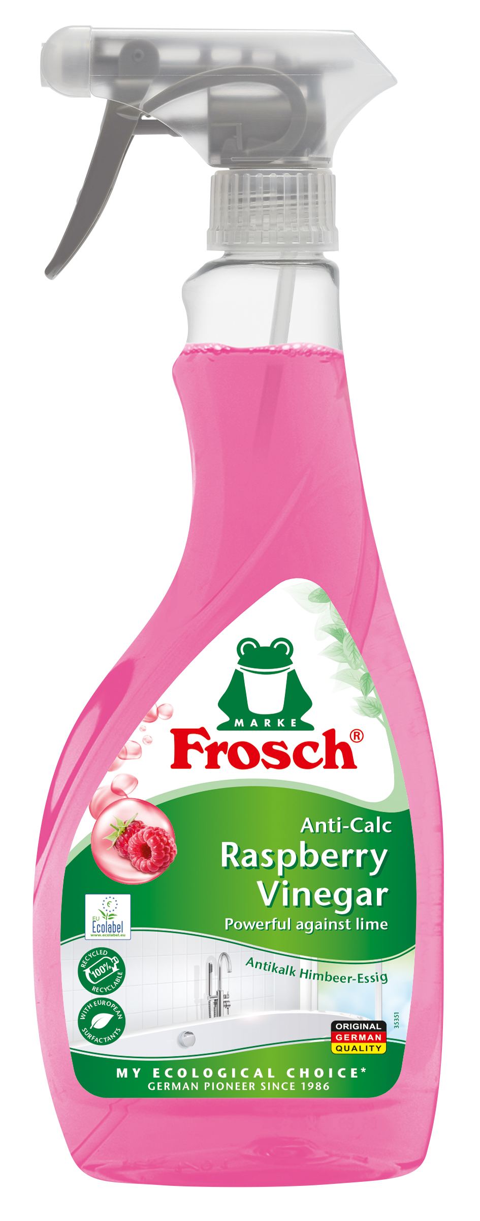 Очиститель известковых отложений Малина 500мл Frosch 