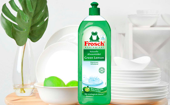 Экологичное средство для мыться посуды с ароматом лайма