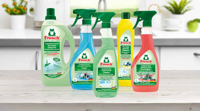 Frosch — инноватор в сфере  производства экологичных  чистящих и  моющих средств