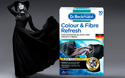 Популярные салфетки для обновления черного цвета Dr. Beckmann