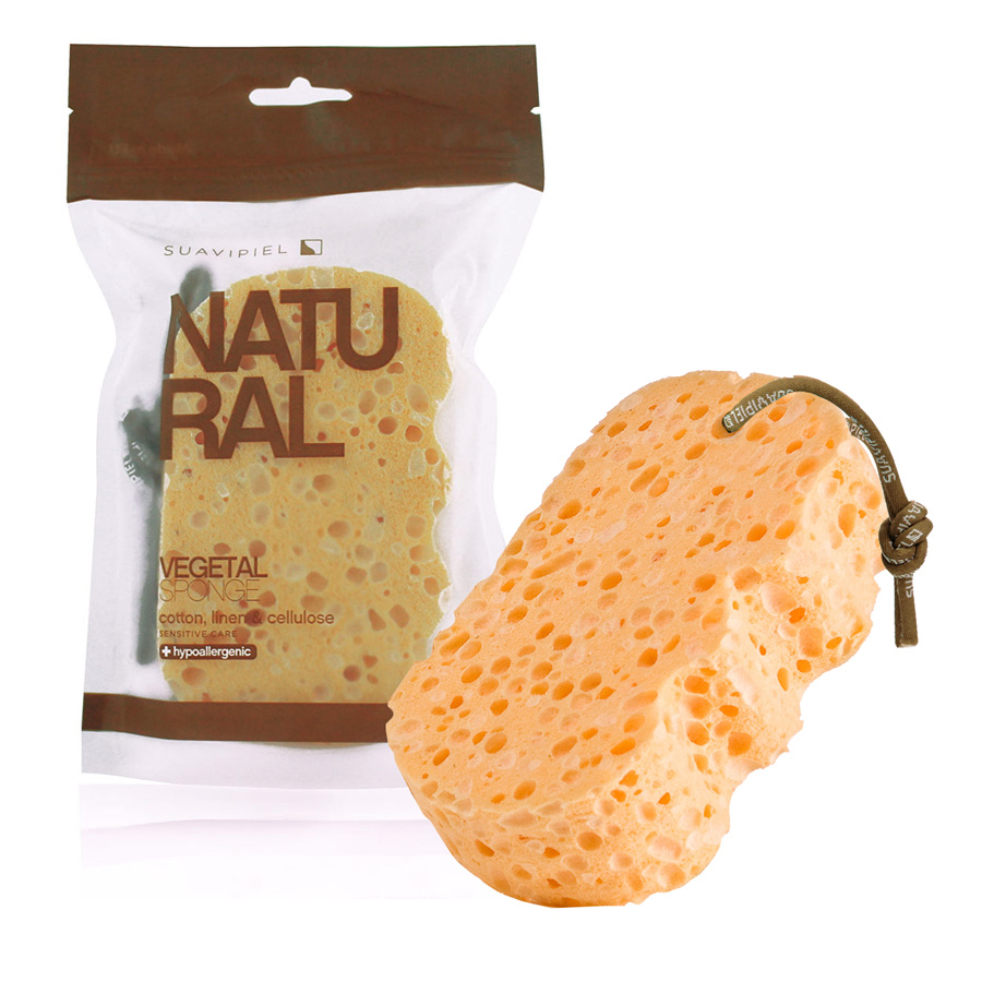 Губка для душа растительного происхождения SUAVIPIEL NATURAL