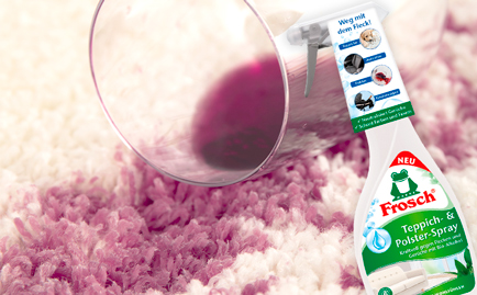 Пенный пятновыводитель для ковров и обивки Frosch 500 мл — выгодные оптовые поставки