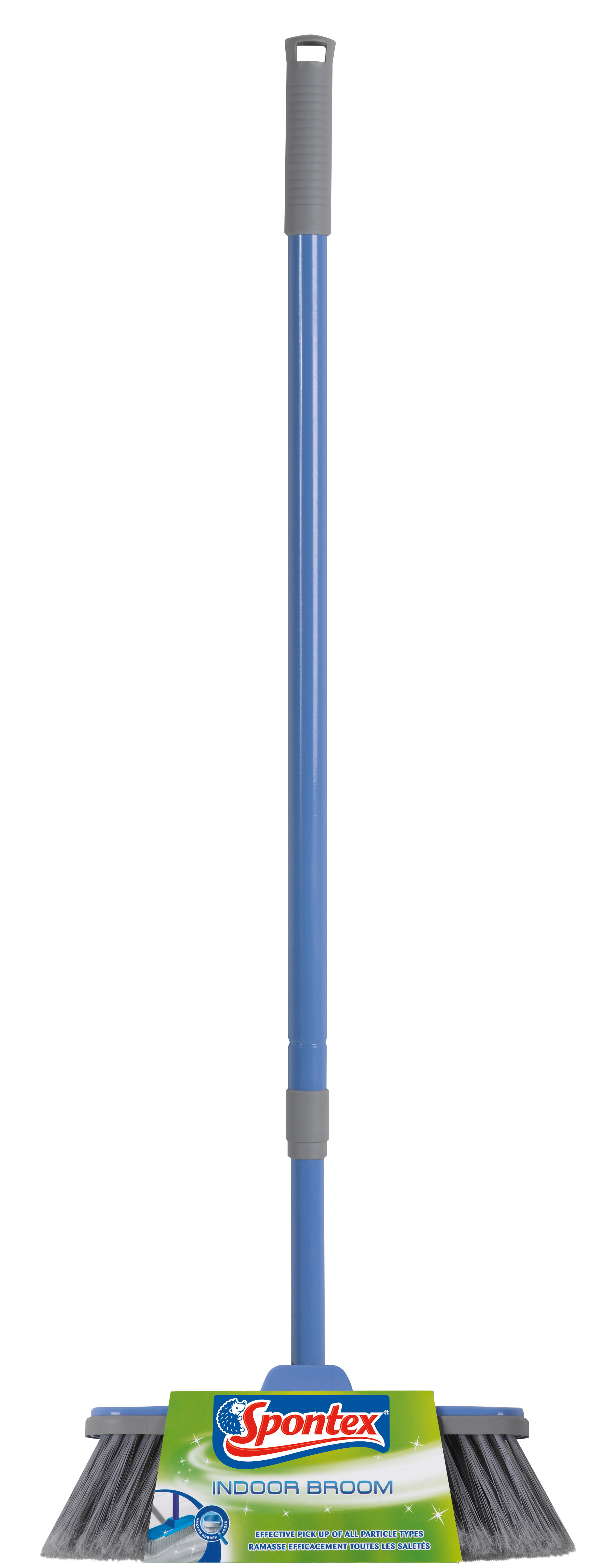 Щетка с ручкой и мягкой щетиной для уборки пола 120×5×28 1шт Indoor Broom Spontex