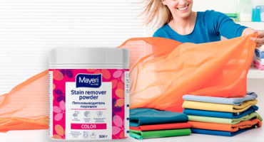 Пятновыводитель All-Care Mayeri  из специальной серия для цветных вещей.