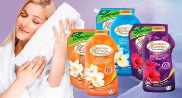 EUROMARKET представляет: эксклюзивную парфюмированную линейку кондиционеров для белья Spuma di Sciampagna