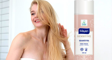 Мягкий шампунь Sensitive от Mayeri.
